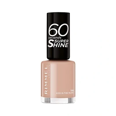 Imagen de Rimmel London 60 Seconds Super Shine Esmalte de uñas 708 Kiss in the Nude 8 ml