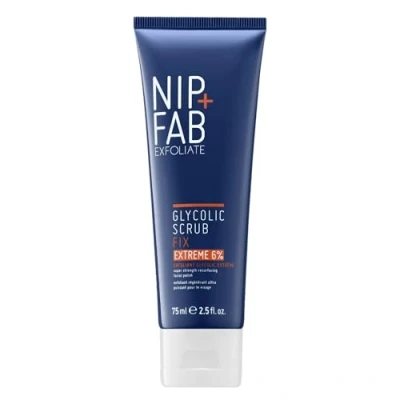 Imagen de Nip+Fab Nip + Fab Glycolic Acid Fix Face Scrub Extreme Exfoliante Facial con Ácido Salicílico Aloe Vera Limpieza de Poros 75 ml