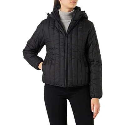 Imagen de G STAR RAW Chaqueta Meefic Vertical Quilted para Mujer, Negro (Dk Black D22241 B958 6484), M