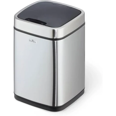 Imagen de Durable 342023 Papelera con sensor NO TOUCH, cubo interior, 6 litros, plata