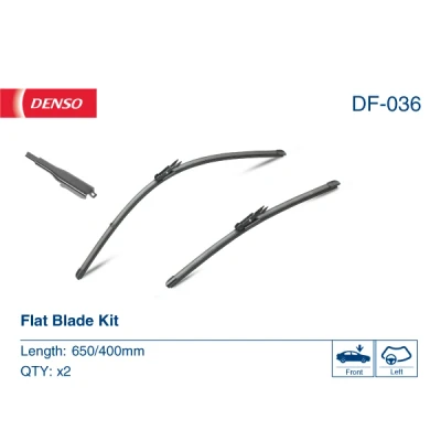 Imagen de Limpiaparabrisas Denso Flat DF 036 Escobilla con hoja plana OPEL: Corsa D Hatchback, E Hatchback