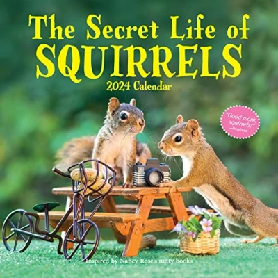 Imagen de Secret Life of Squirrels Wall Calendar 2024: A Year Wild