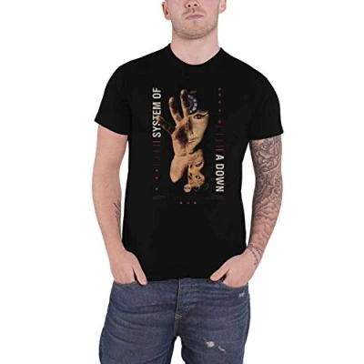 Imagen de System of a Down T Shirt Pharoah Band Logo Nuevo Oficial De Los Hombres Negro Size S