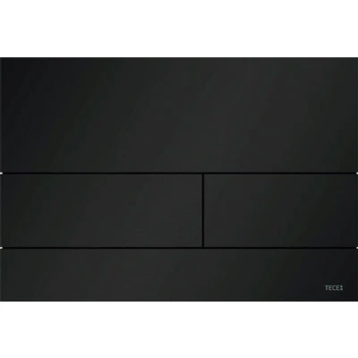 Imagen de TECE 9240833 Square II Placa de accionamiento para Inodoro (Color Negro Mate, tecnología Doble cantidad, se Puede Manejar Desde Arriba y hacia adelante)