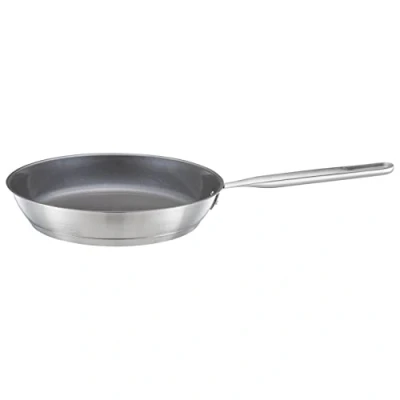 Imagen de Fiskars Sartén, Ø 26 cm, Con revestimiento, Apta para todas las placas de cocción, Acero inoxidable reciclado, All Steel, Plateado, 1064744