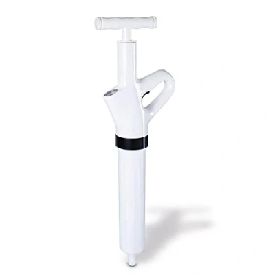 Imagen de Bomba desatascadora Limpiador de tuberías con aire comprimido, limpieza comprimido para desagües obstruidos, inodoro/ducha/fregadero mecánico, sin