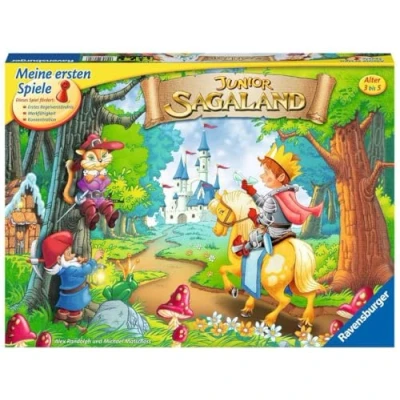 Imagen de Ravensburger Junior Sagaland 21372 Juego de niños, edición del clásico para 2 4 Jugadores a Partir 3 años