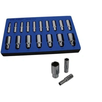 Imagen de US PRO 3258 Juego de llaves vaso métricas (6 puntos, 8 a 24 mm)