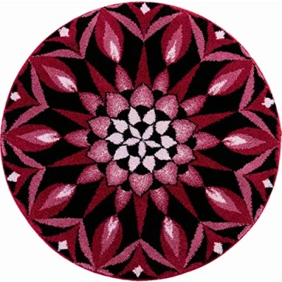 Imagen de Grund Spur of The Moment Alfombra de Baño, Poliacrílico Supersoft, Burdeos, 100 cm