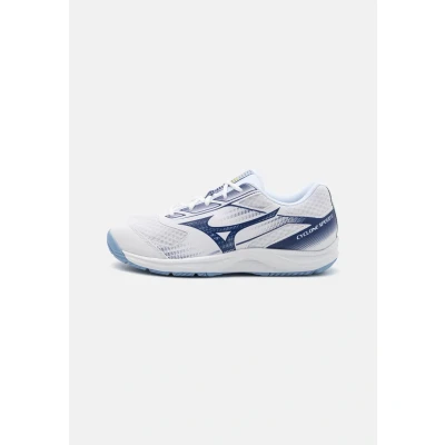Imagen de Mizuno Cyclone Speed 5 Zapatillas de voleibol, Hombre, Talla: 44, White/blue Tela/tejido sintético