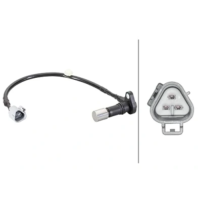 Imagen de HELLA 6PU 013 122 771 Sensor de Cigueñal 3polos Hall con junta tórica TOYOTA: Land Cruiser Prado 120