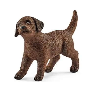 Imagen de Schleich 13835 Cachorro Perro Labrador Retriever, Color marrón (13835)