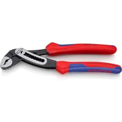 Imagen de Knipex Alligator® Tenaza de agarre negro atramentado, con fundas multicomponentes 180 mm (cartulina autoservicio/blíster) 88 02 SB