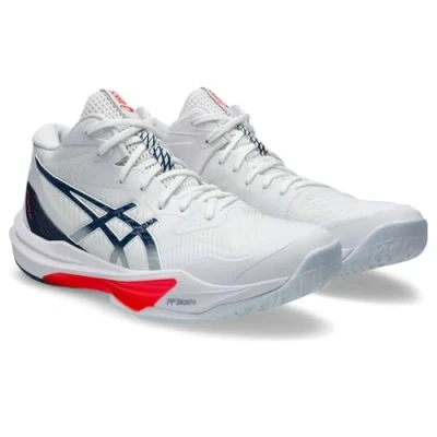 Imagen de Asics SKY Elite 3 Zapatillas de voleibol, Hombre, Talla: 42.5, White/mako blue Zapatos