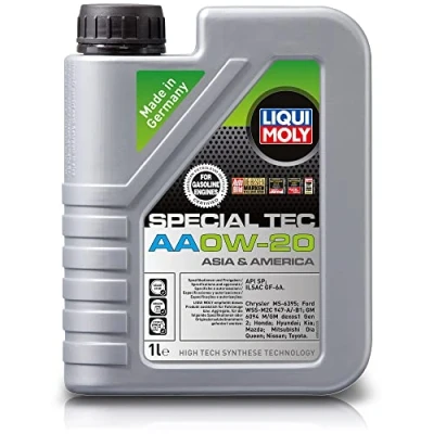 Imagen de Liqui Moly Special Tec AA 0W 20 5L Aceite de motor 9734 TOYOTA: Sienna III, Auris Familiar, Prius Plus, NISSAN: Note II Hatchback, SUBARU: XV I