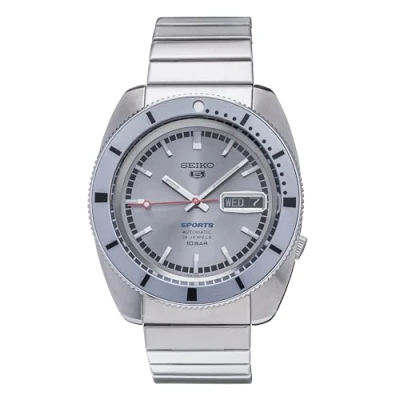 Imagen de Seiko 5 Sports Hombres Reloj Plata SRPL03K1