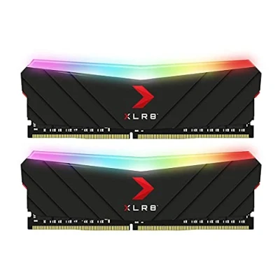 Imagen de PNY 16GB XLR8 Gaming Epic X RGB DDR4 4000MHz (PC4 32000) Memoria RAM (MD16GK2D4400018XRGB)