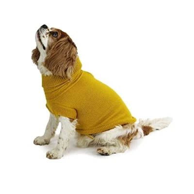 Imagen de Ancol Muddy Paws Jersey para Perro (50 cm, 0,2 kg), Color Amarillo