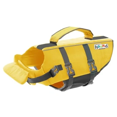Imagen de Outward Hound Granby Splash Chaleco Salvavidas para Perros, Talla XS, Color Amarillo