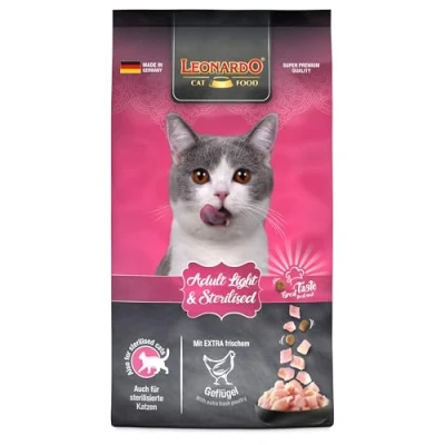 Imagen de Leonardo Adult Light [7,5 kg] Alimento para Gatos seco Completo Adultos de Todas Las Razas a Partir 1 año
