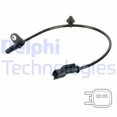 Imagen de Sensor, revoluciones de la rueda DELPHI SS20805