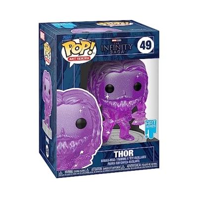 Imagen de Funko Pop! Artist Series: Marvel Infinity Saga Object Thor Púrpura Figura de Vinilo Coleccionable Incluye Estuche Protector Plástico Idea Regalo Mercancia Oficial