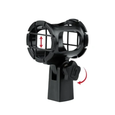 Imagen de Gator Frameworks Soporte universal para micrófonos de condensador lápiz 15 25 mm diámetro (GFW MIC SM1525)