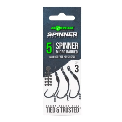 Imagen de Korda Spinner Hook Sections 5 Anzuelos carpfishing