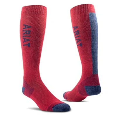 Imagen de ARIAT Calcetines Thaw Merino XS/S rojo marino