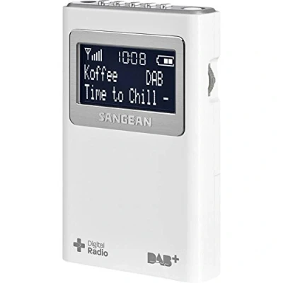 Imagen de Sangean DPR 39 Radio Dab+ / FM RDS (Portátil, Dab+,FM, 87,5 108 MHz, CT,PS,PTY,RT, LCD, Blanco)