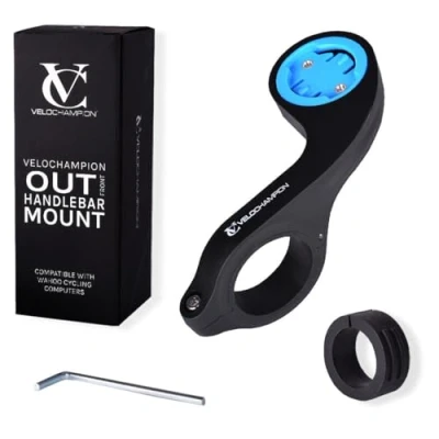 Imagen de VeloChampion Soporte Delantero para Manillar de Bicicleta computadora Wahoo Roam, Elemnt &amp; Bolt