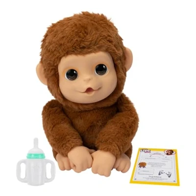 Imagen de My Baby Monkey MOOSE TOYS LITTLE LIVE PETS Mono interactivo con accesorios