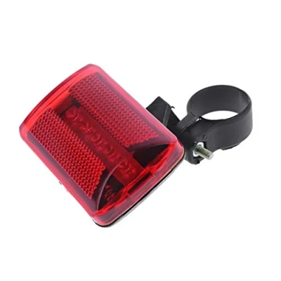 Imagen de Kcnsieou Safe 5 LED trasero bicicleta luz trasera seguridad noche advertencia intermitente lámpara rojo