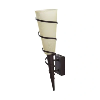 Imagen de Aplique de pared Lindby Anouk, altura 44 cm, cristal, metal, fachada