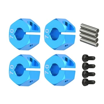 Imagen de Dilwe 4Pcs Rueda Hex Adaptador Wheel Hub Adapter para 1/10 RC HSP HPI Redcat Coche Piezas de Repuesto
