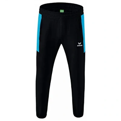 Imagen de ERIMA Hombre Team Basic Pantalón de presentación, Negro/Curacao, XXL