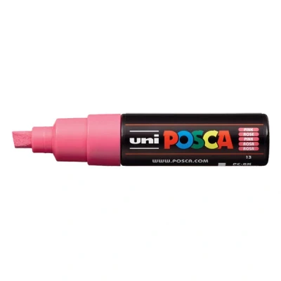 Imagen de uni ball 182628 Marcador POSCA con punta de cuña ancha rosa