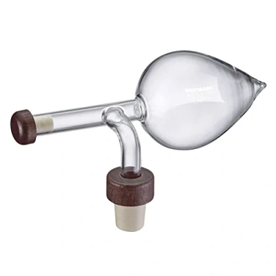 Imagen de Westmark Cuchara dosificadora, capacidad: 150 ml, medir y decantar al mismo tiempo, vidrio/plástico/madera, gourmet, transparente/marrón, 99093380