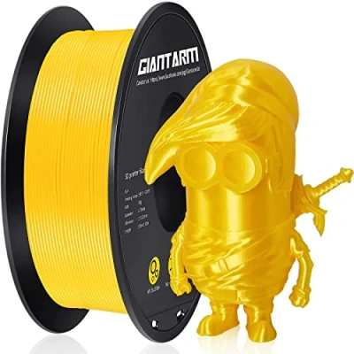 Imagen de Filamento PLA 1.75mm, GIANTARM para impresión 3D, 1kg 1 Spool，Yellow