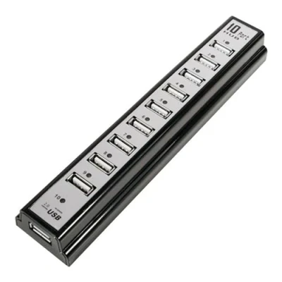 Imagen de Hub 10 Puertos Usb 2.0 Logilink +f.alim Ua0096