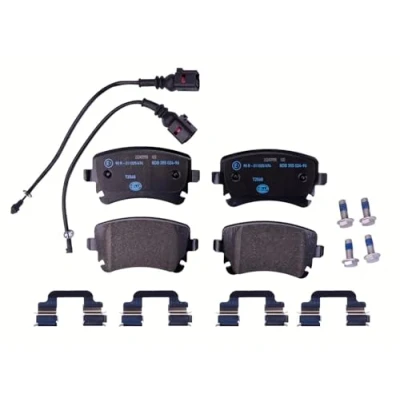 Imagen de HELLA 8DB 355 024 961 Juego de pastillas freno con contacto avisador desgaste tornillos pinza accesorios BENTLEY: Continental GT
