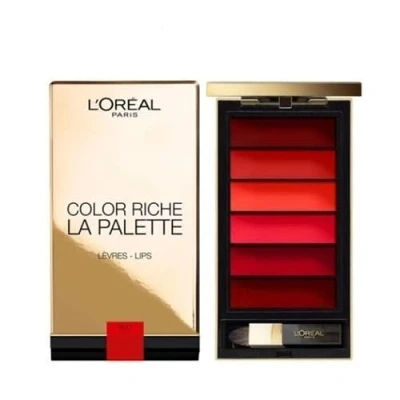 Imagen de L&#039;Oréal Paris Make up designer Paleta de Labios Color Riche Lip Palette 002 Rouge