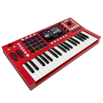 Imagen de AKAI Professional MPC Key 37 Centro de producción autónomo caja ritmos, teclado MIDI, sintetizador con wifi, Bluetooth, pantalla táctil, plugins