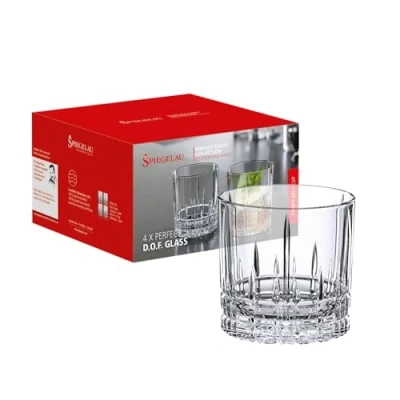 Imagen de Spiegelau &amp; Nachtmann 4500177 Juego de 4 Vasos Whisky Tipo Single Old Fashioned (Cristal, 270 ml)