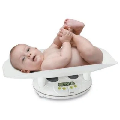 Imagen de Laica PS3004 Báscula digital para pesar a bebés y niños, color blanco, hasta 20 kg