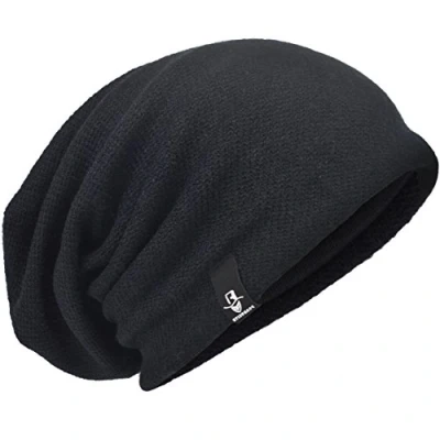 Imagen de Gorro Slouch Beanie Skull Cap Sólido Invierno Verano Knit Hat B301
