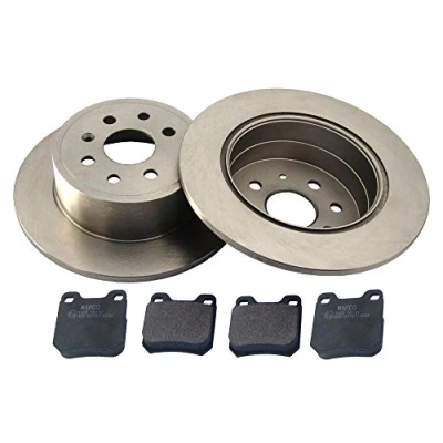 Imagen de RIDEX 3405B0141 Kit de discos y pastillas freno Eje trasero macizo