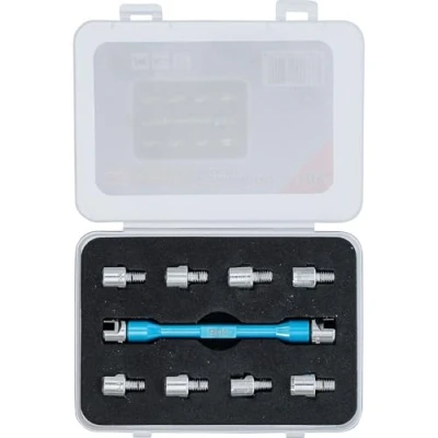 Imagen de BGS 8361 Llave de radios cabezales intercambiables para motos 10 piezas