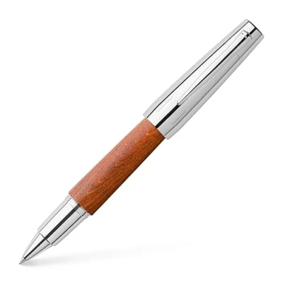 Imagen de Faber Castell 148205 Roller E motion, con cuerpo en madera de peral, graduación B, color marrón coñac