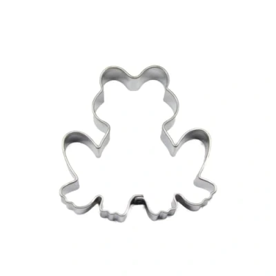 Imagen de BekkiB Molde Cortador de Galletas &#039;&#039;Rana&#039;&#039; aprox. 5 x cm Acero Inoxidable Apto Para Lavavajillas Hornear 7535